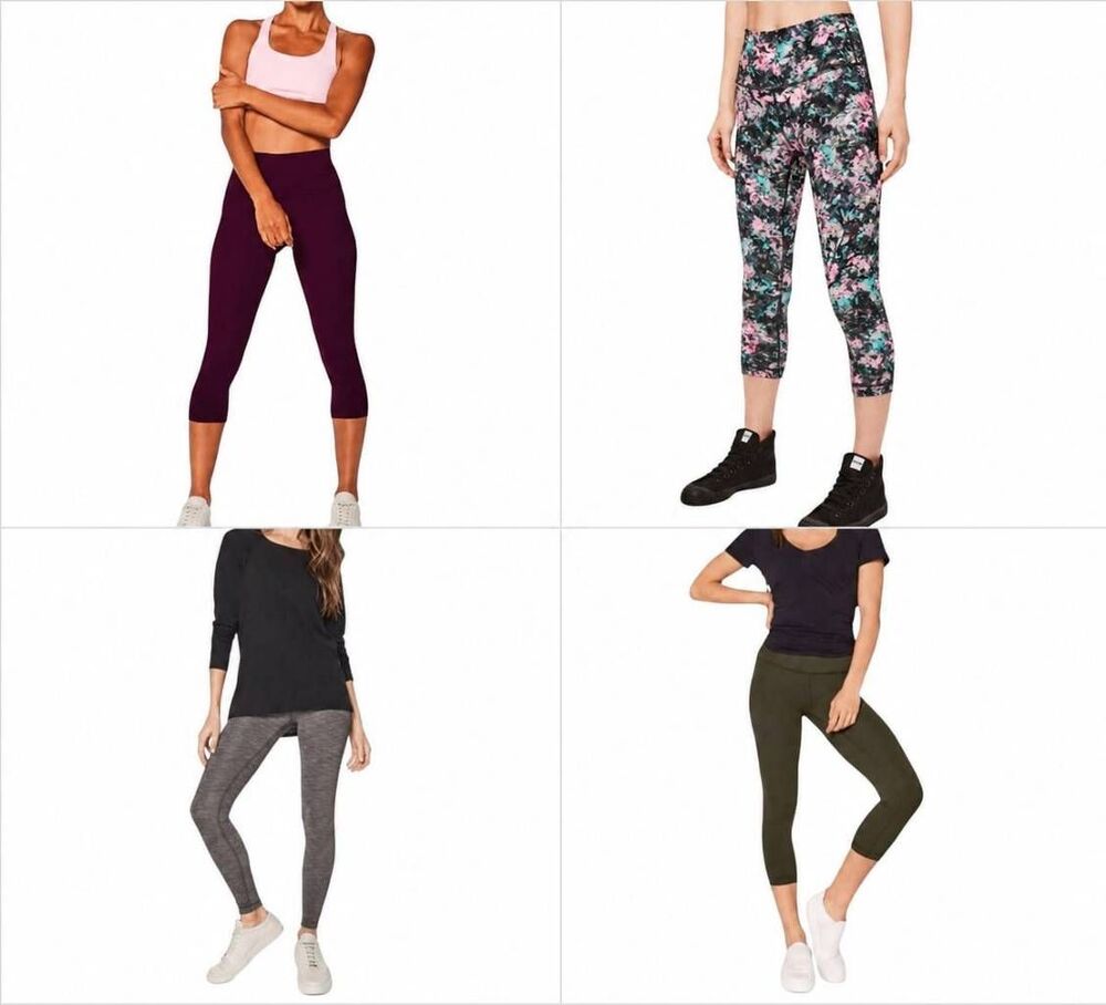 LULULEMON ATHLETICA Bundle Of 4 Pairs Of Leggings Size 4
